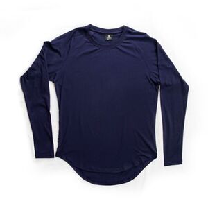 Zivi Apparel Scoop Long Sleeve Shirt Navy XL